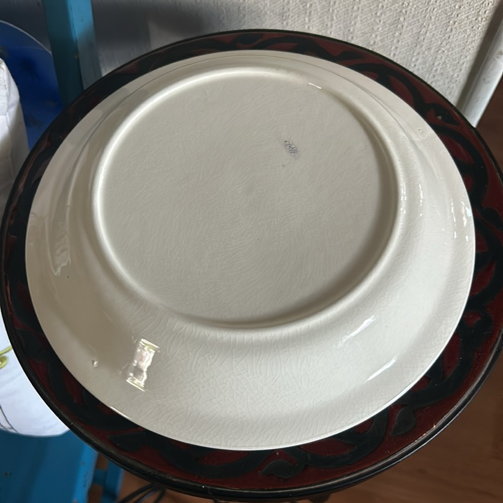 Vintage Apple Pie Recipe Pie Plate - Picture 4 of 6